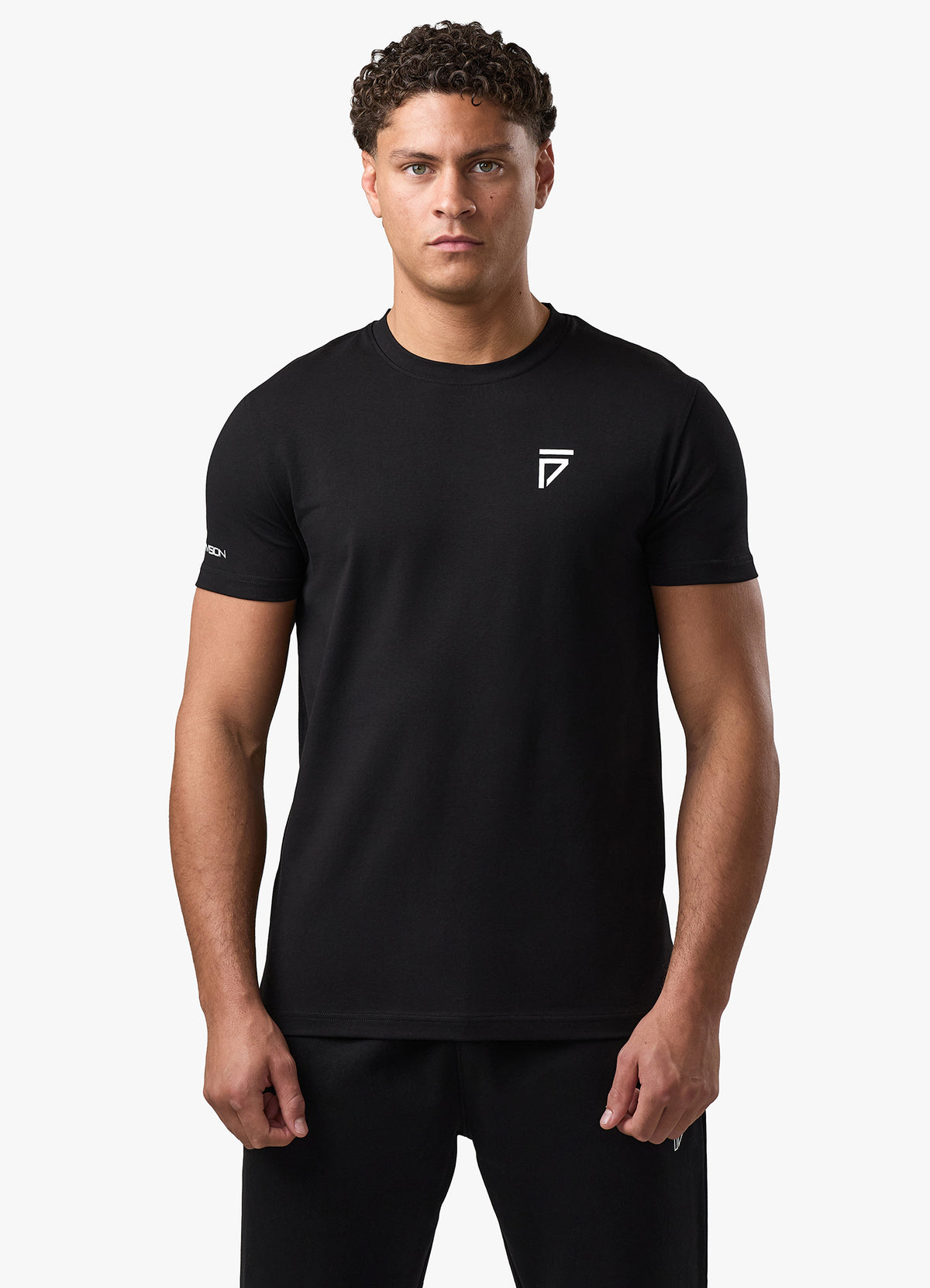 Gym King Fight Division Split T-Shirt - Black