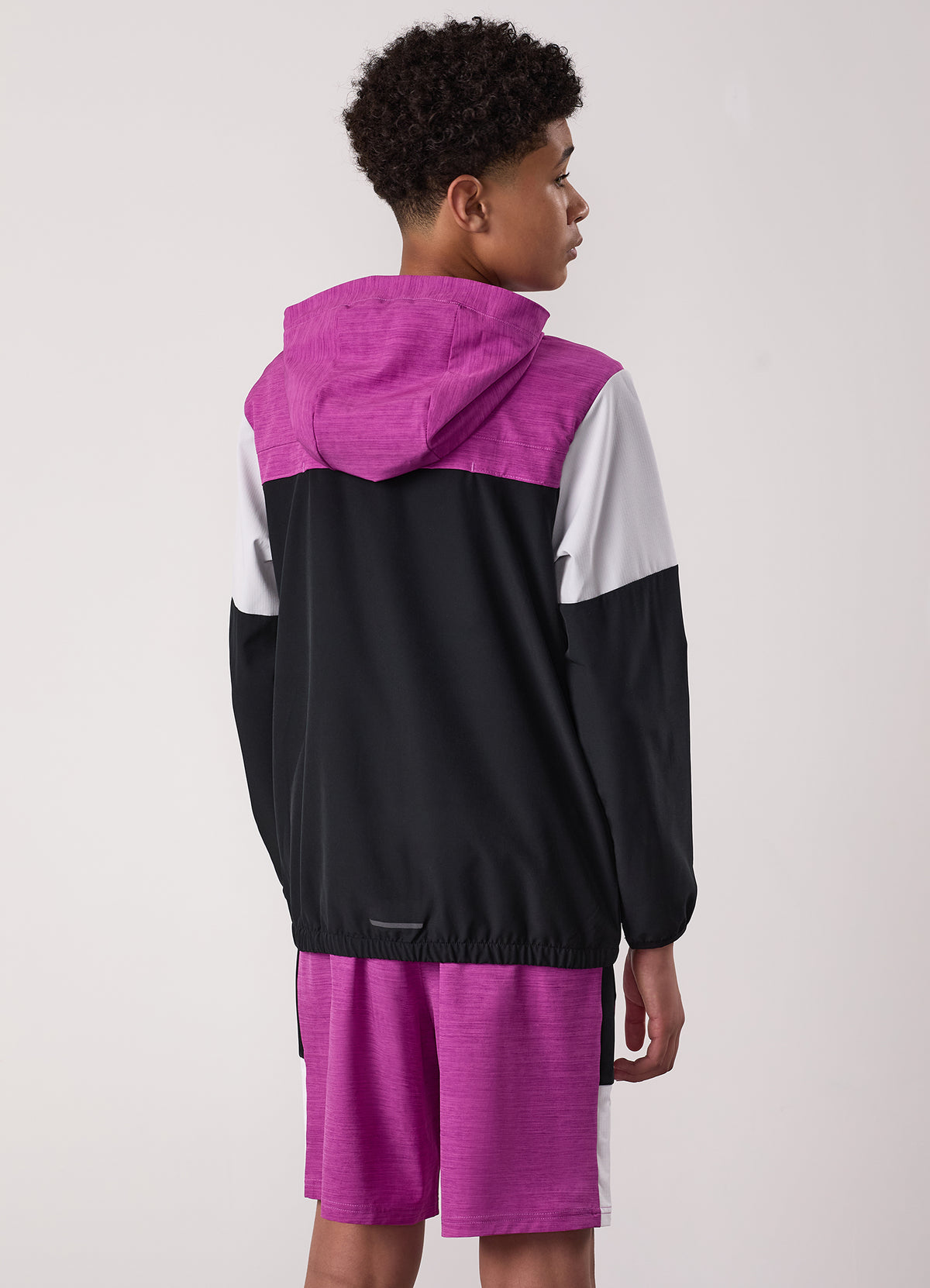 Gym King Older Kids Vision Tracksuit Top - Orchid/Dark Grey