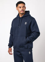 Gym King Fundamental Fleece Hoodie - Navy thumbnail