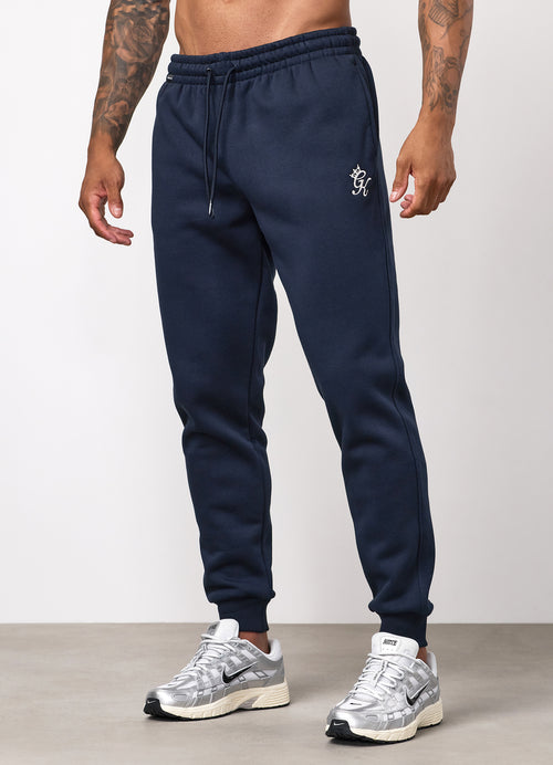 Gym King Fundamental Fleece-joggingbroek - Marineblauw