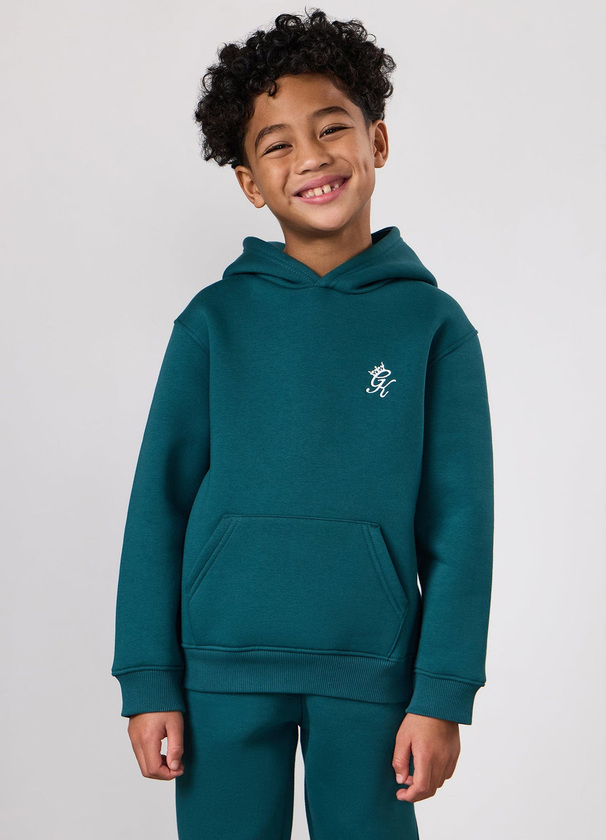 Gym King Kids Fundamental Hoodie - Storm Teal