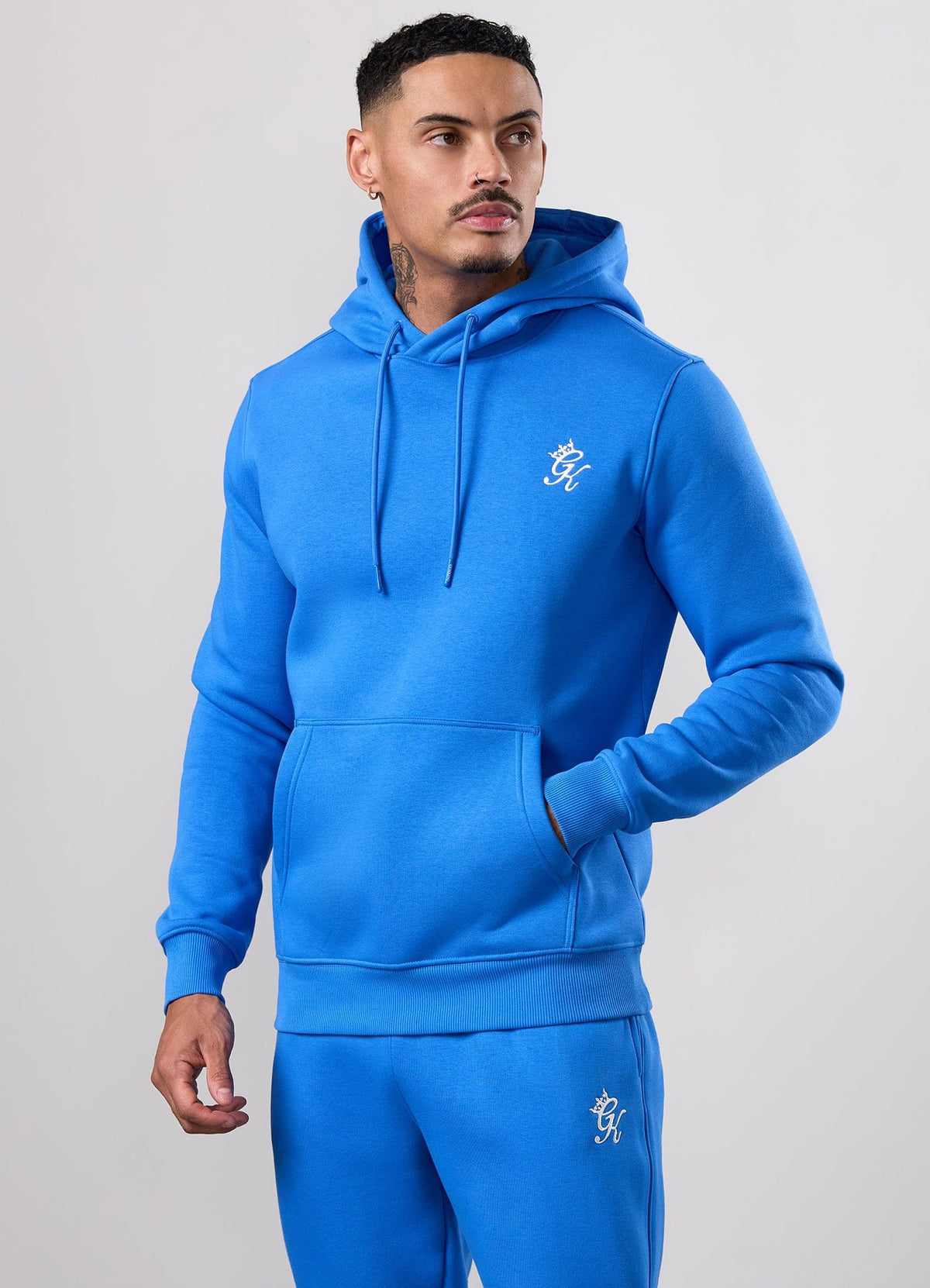 Gym King Fundamental Hoodie - Blue Surge