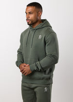 Gym King Fundamental Fleece Hoodie - Deep Olive thumbnail