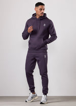 Gym King Fundamental Hood Tracksuit - Deep Purple thumbnail