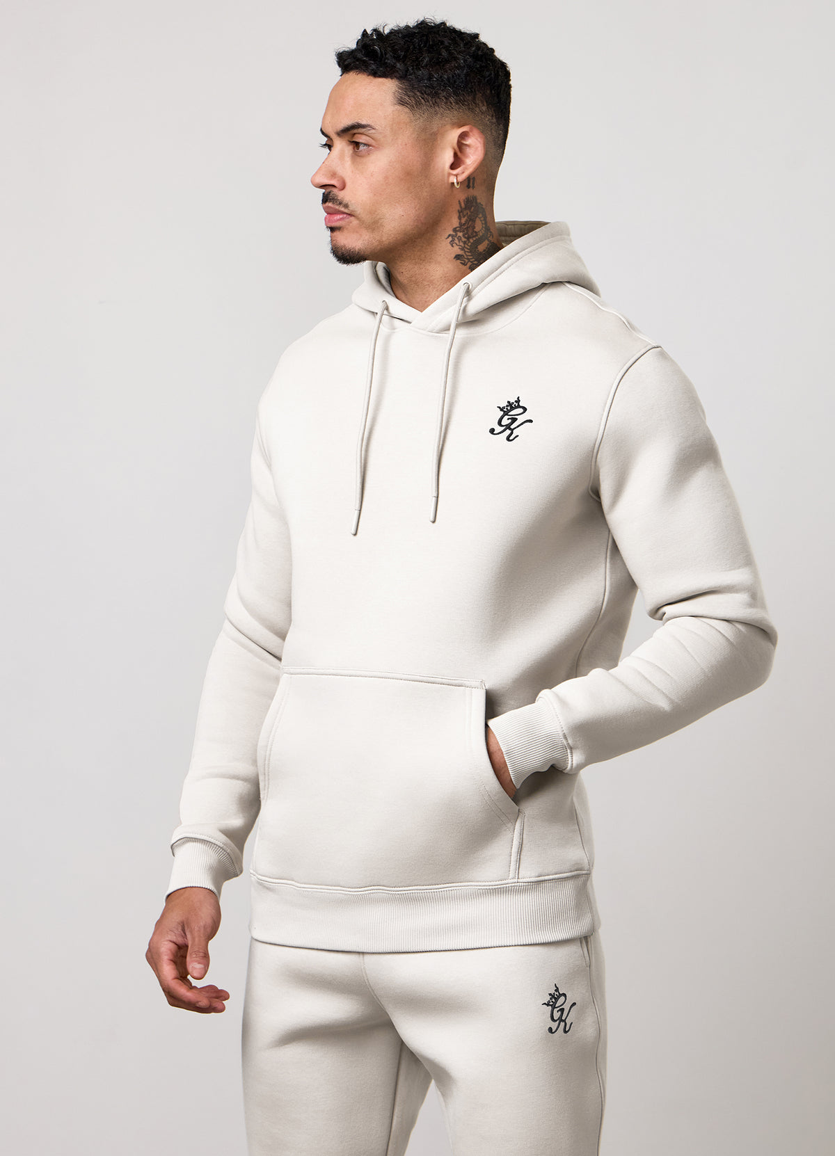 Gym King Fundamental Hoodie - Cream