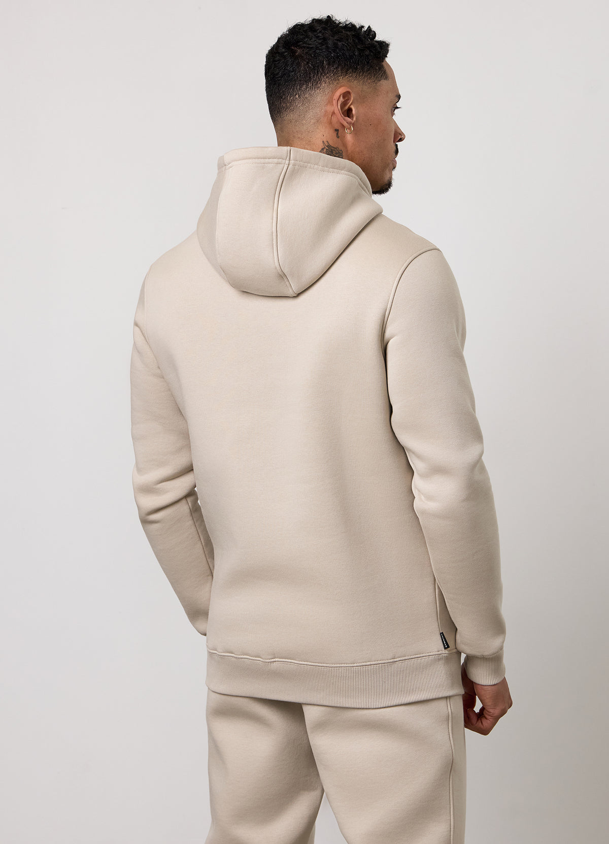 Gym King Fundamental Hoodie - Fossil Stone