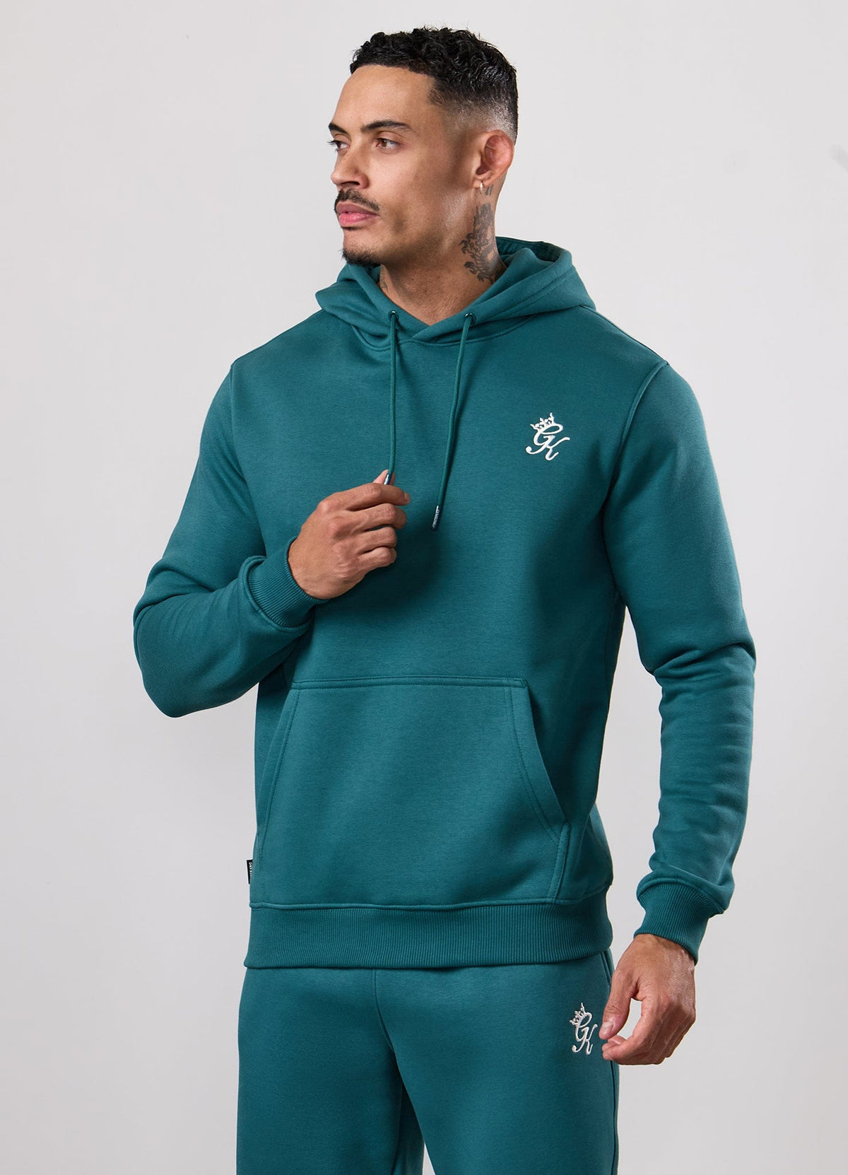 Gym King Fundamental Hoodie - Storm Teal
