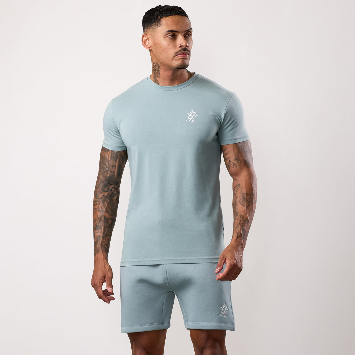 Gym King Fundamental Jersey T-Shirt - Smoke
