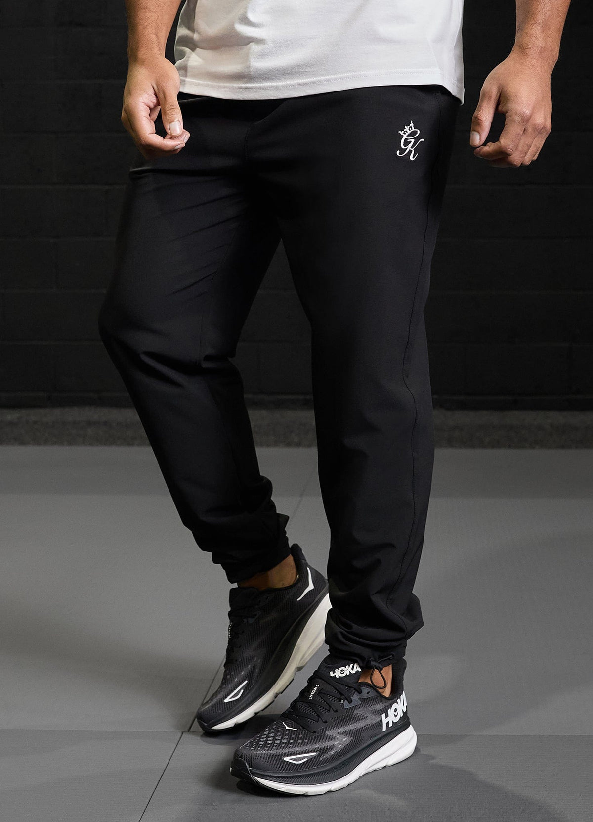 Gym King Fundamental Geweven joggingbroek - Zwart