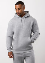 Gym King Fundamental Linear Hoodie - Grey Marl thumbnail