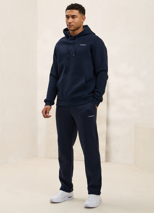 Gym King Fundamental Linear Straight Leg Tracksuit - Navy