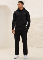 Gym King Fundamental Linear Straight Leg Tracksuit - Black thumbnail