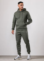 Gym King Fundamental Linear Hood Tracksuit - Deep Olive thumbnail