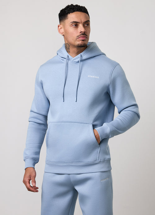 Gym King Fundamental Linear Hoodie - Powder Blue