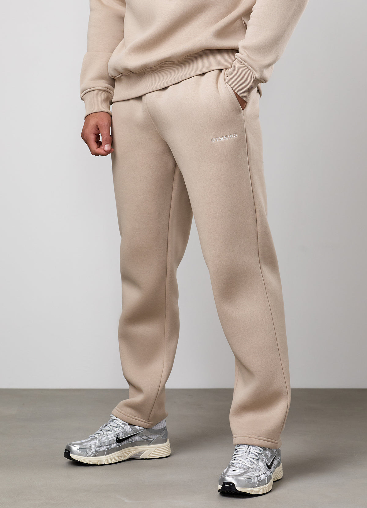 Gym King Fundamental Linear Straight Leg Jogger - Stoneware