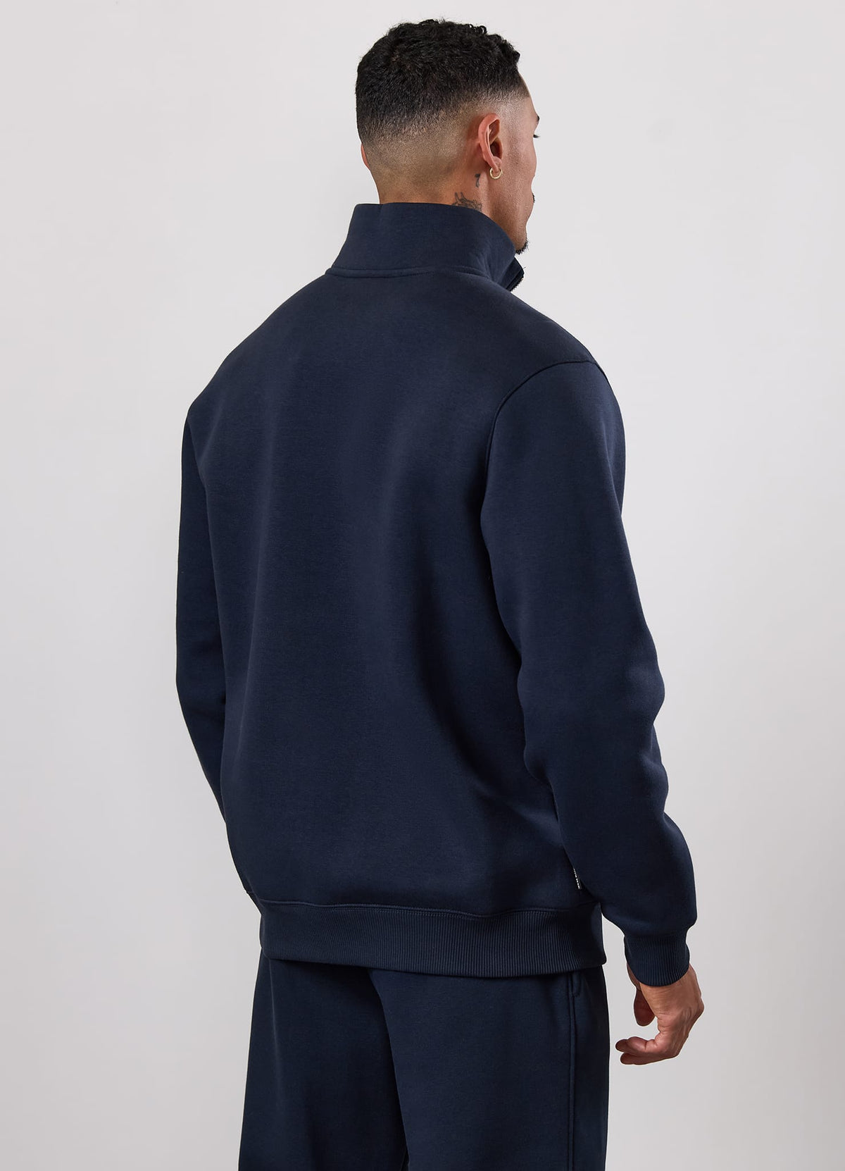 Gym King Fundamental Linear 1/4 Zip - Navy