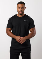 Gym King Fundamental Linear T-shirt - Zwarte miniatuurafbeelding