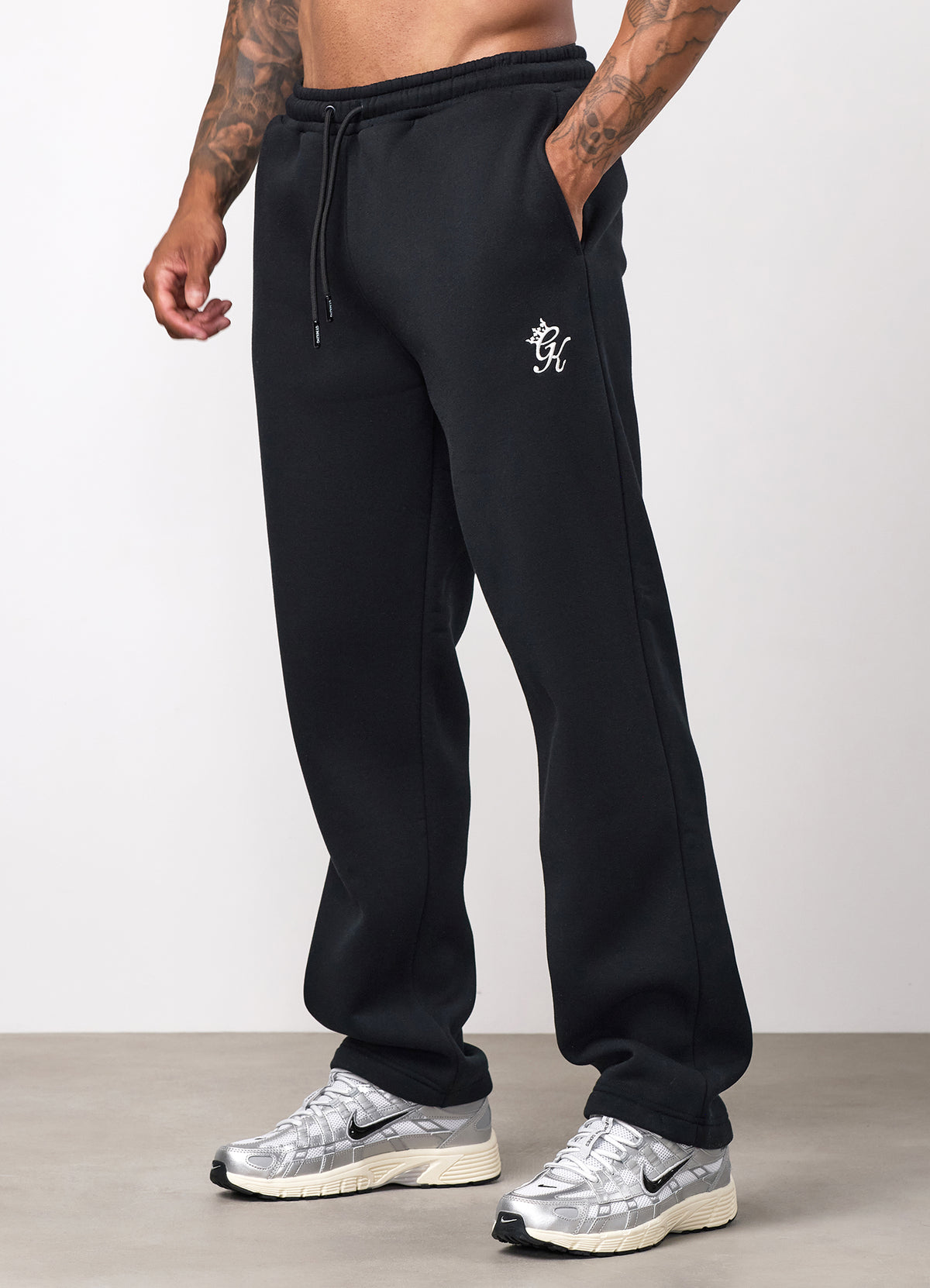 Gym King Fundamental Straight Leg Jogger  - Black