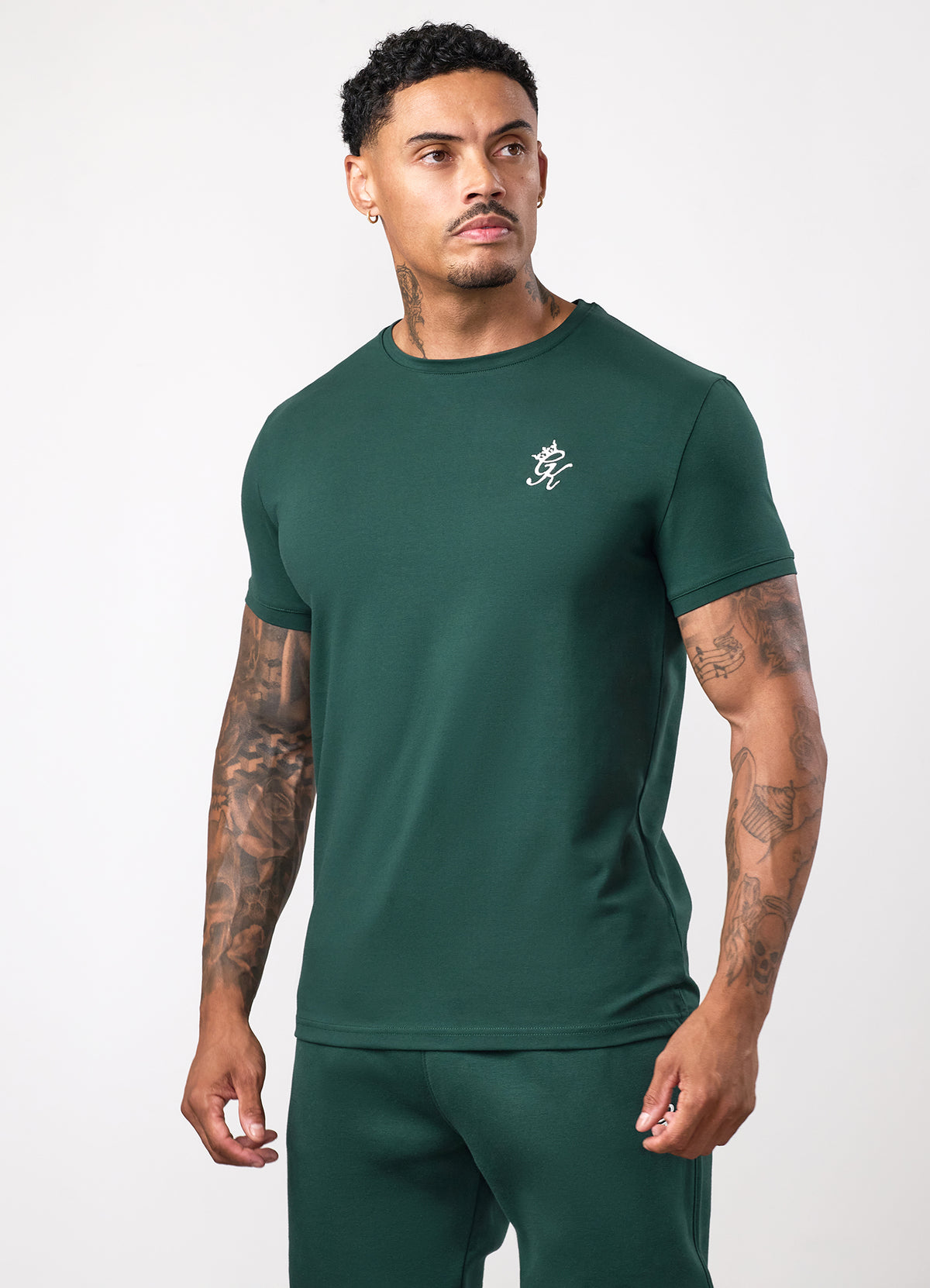 Gym King Fundamental T-Shirt - Deep Forest Green