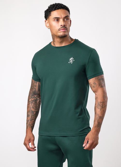 Gym King Fundamental T-Shirt - Deep Forest Green
