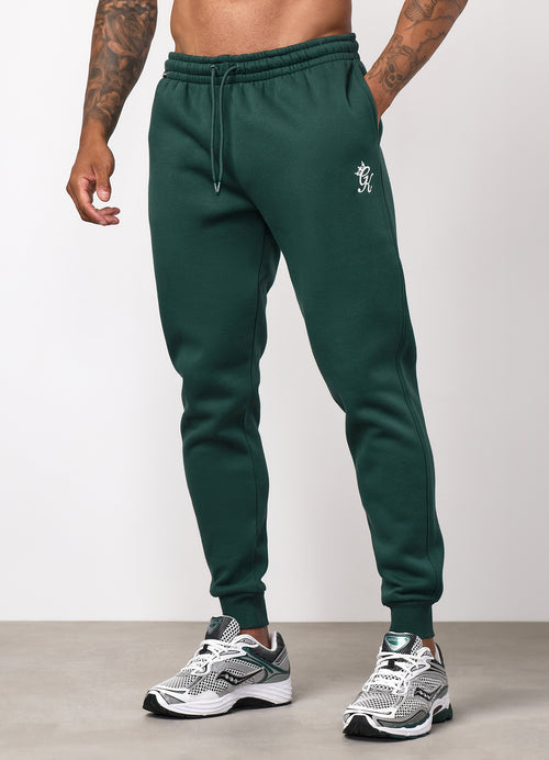 Gym King Fundamental Fleece Jogger - Deep Forest Green
