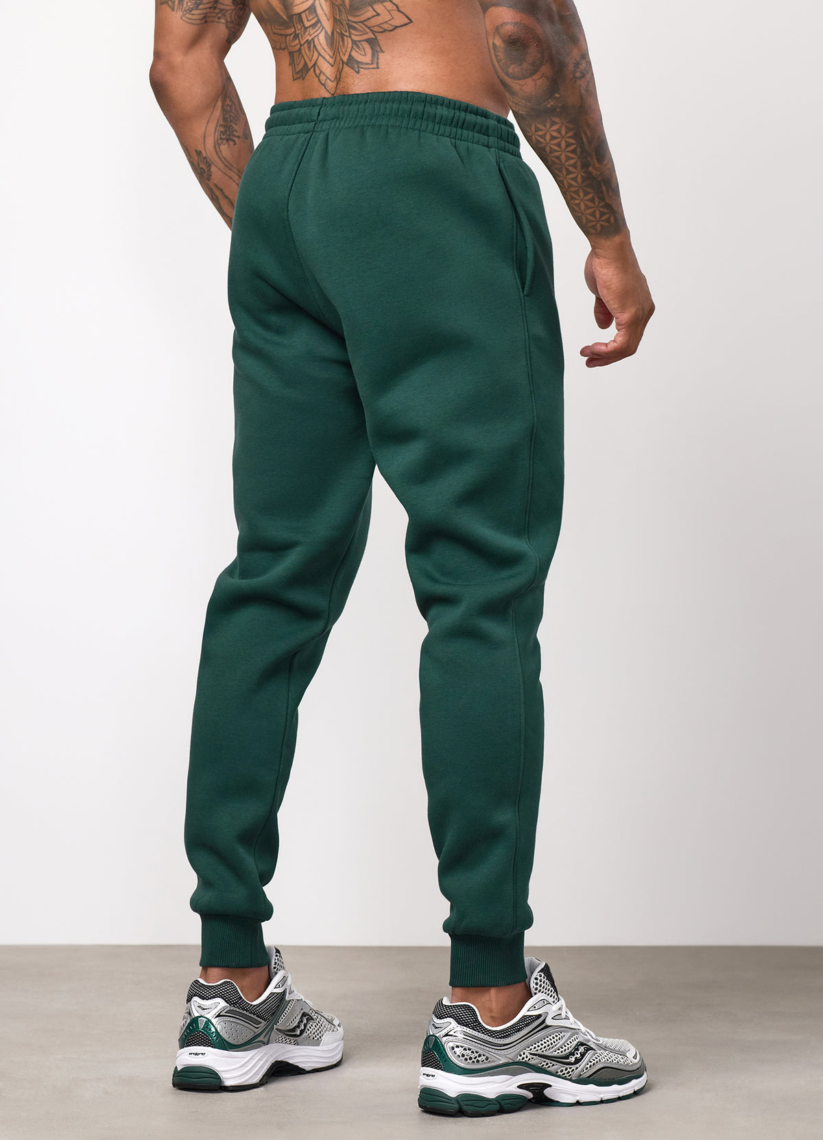Gym King Fundamental Fleece Jogger - Deep Forest Green