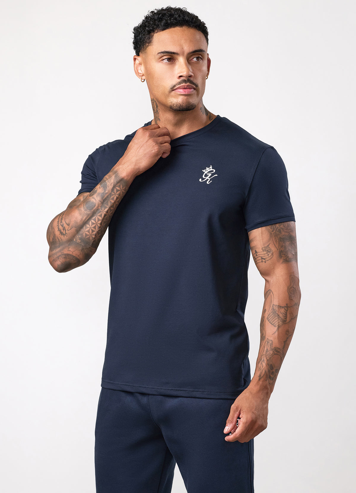 Gym King Fundamental T-shirt - Marineblauw