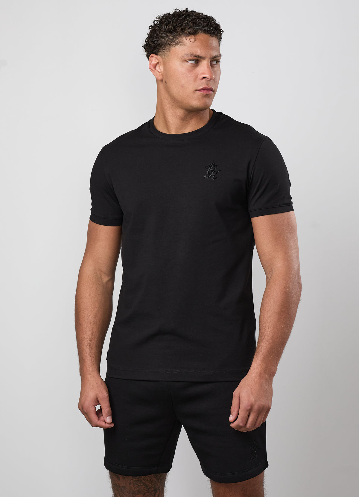 Gym King Fundamental T-Shirt - Black/Black
