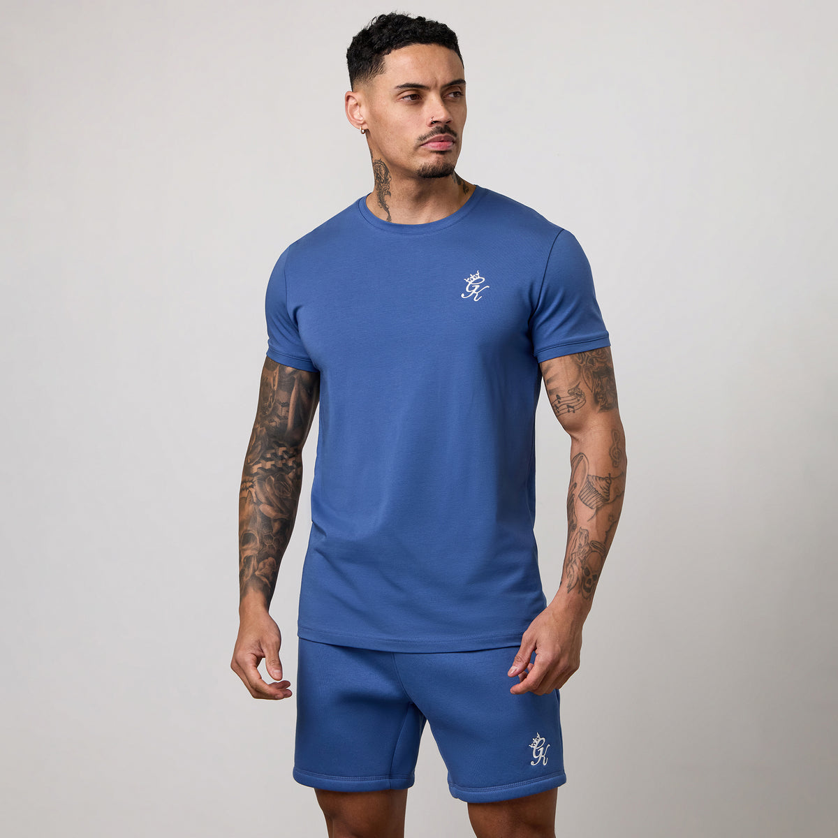 Gym King Fundamental T-Shirt - Blueprint