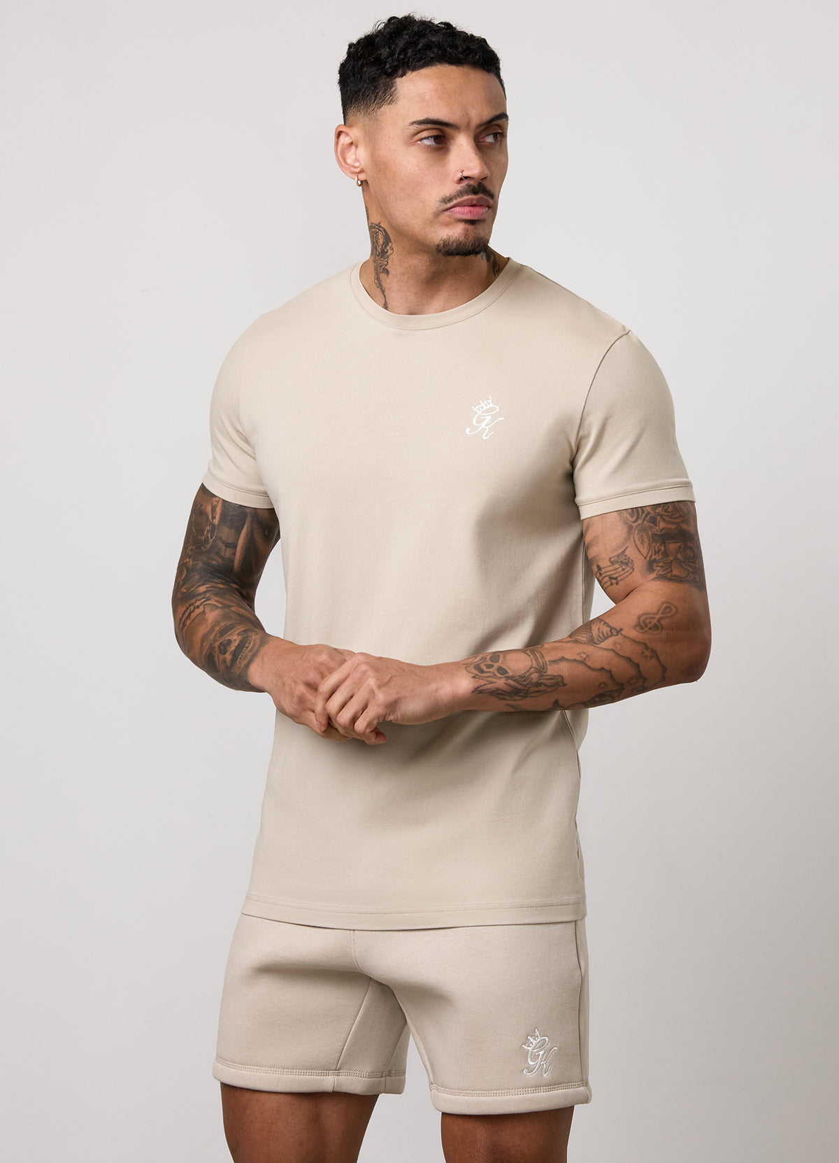 Gym King Fundamental T-Shirt - Fossil Stone