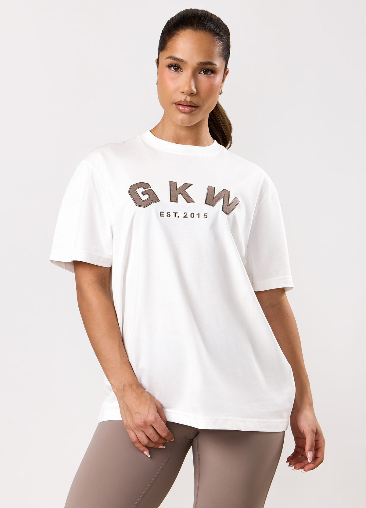GKW Boyfriend-T-shirt - Crème/Fawn