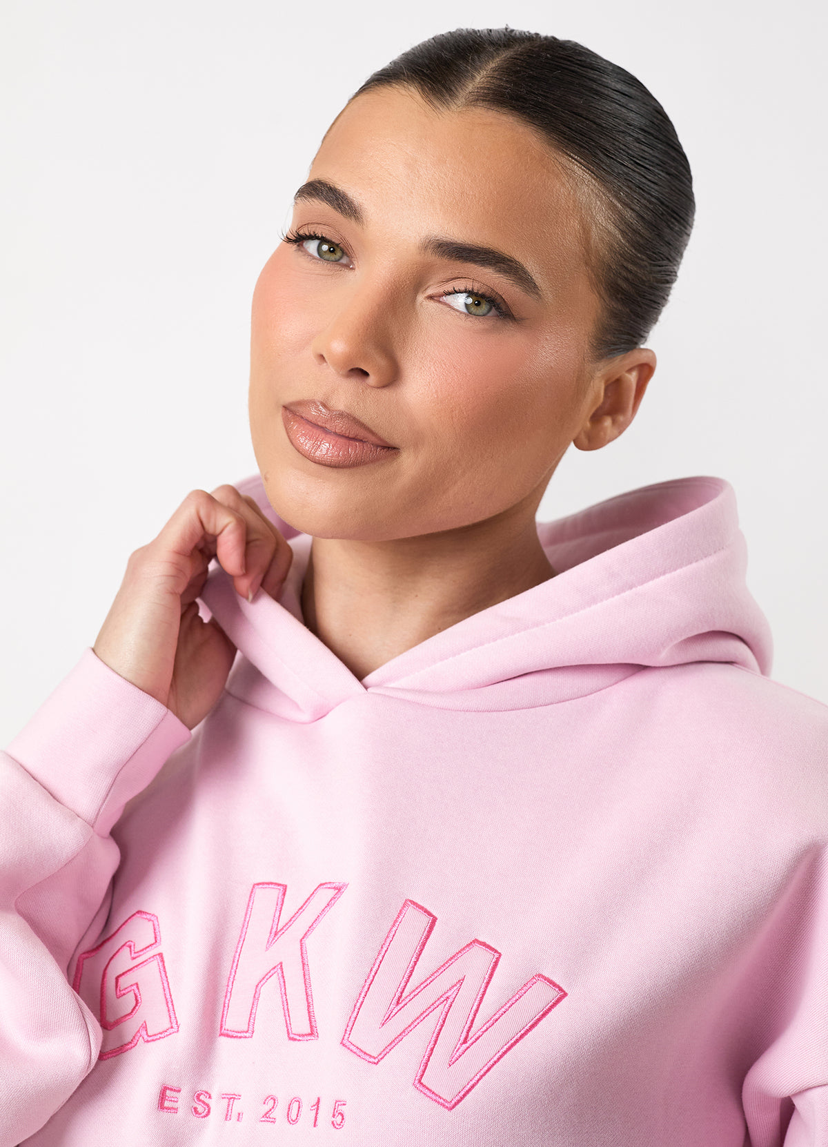 GKW Relaxed Fit Hoodie - Soft Pink/Carnation Pink
