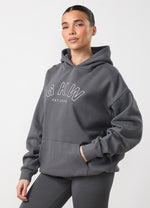 GKW Relaxed Fit-hoodie - Gunmetal Grey/Hyacinth (miniatuurafbeelding)