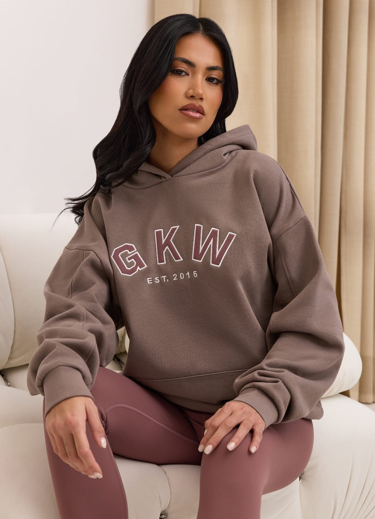 GKW Oversized Hoodie - Truffle