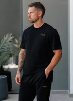 Gym King Established Regular Fit T-Shirt - Black/Gold thumbnail