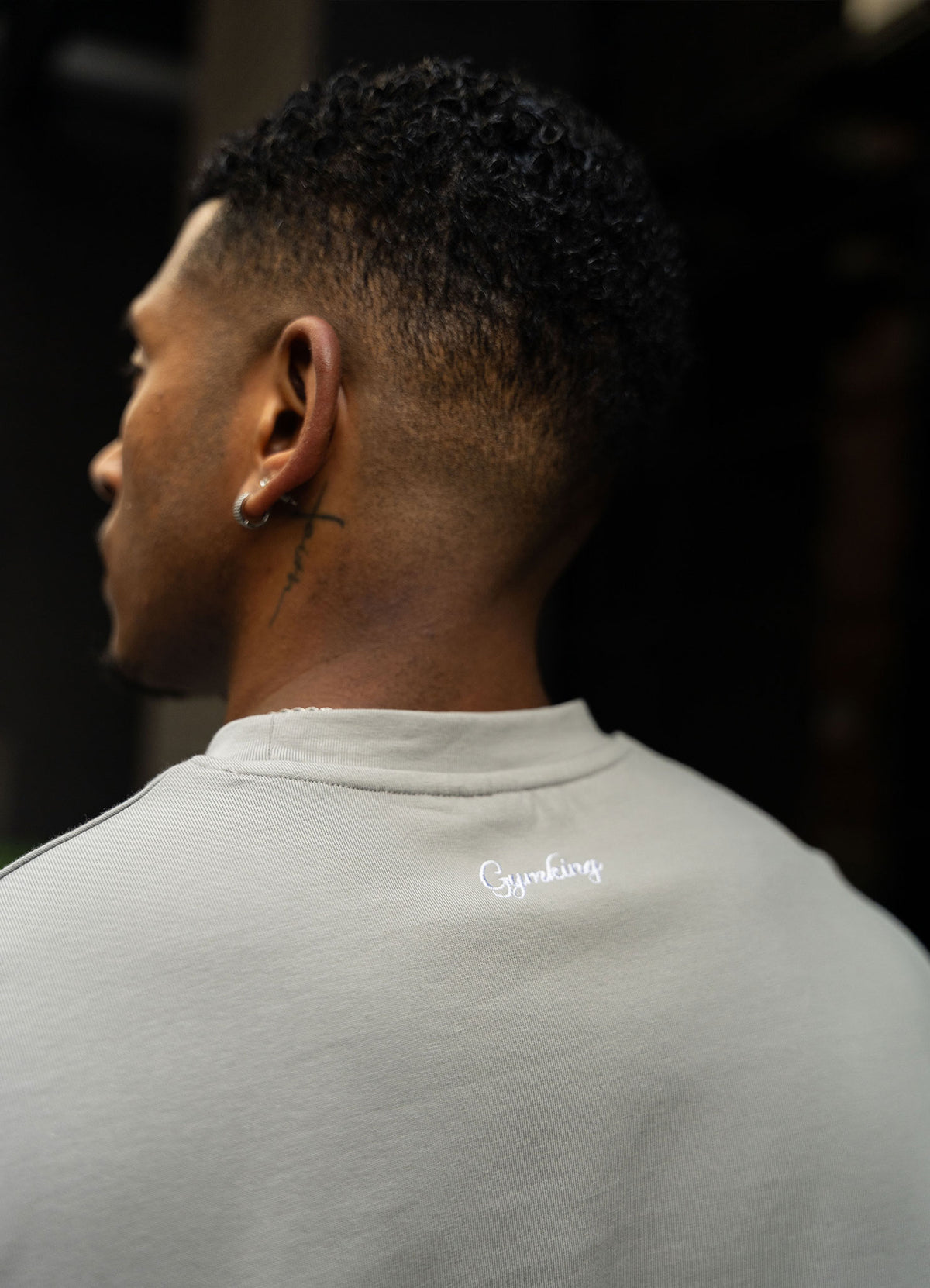Gym King Heritage Crest Jersey T-Shirt - Urban Grey