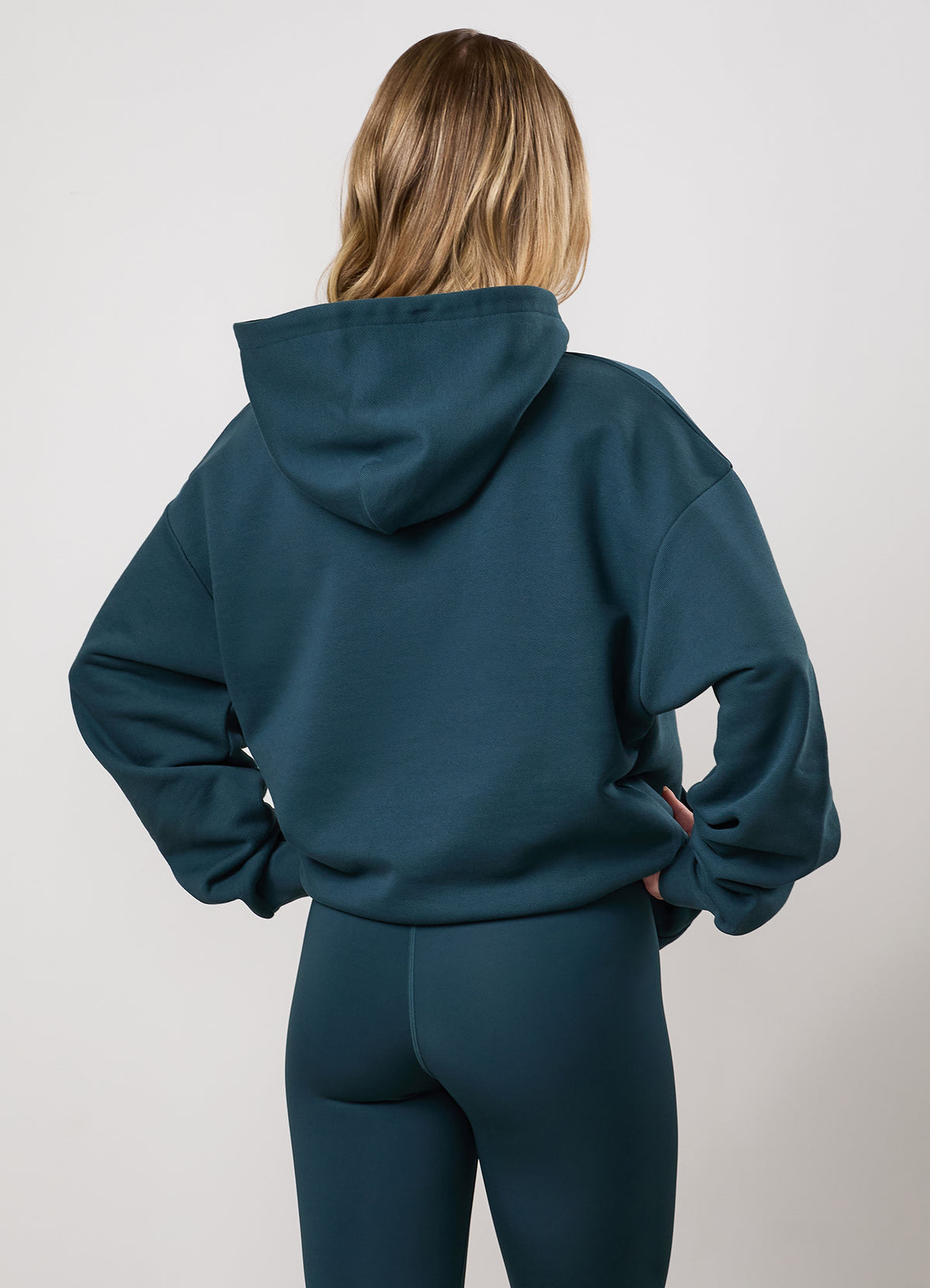 Gym King Heritage Loopback Hoodie - Classic Teal