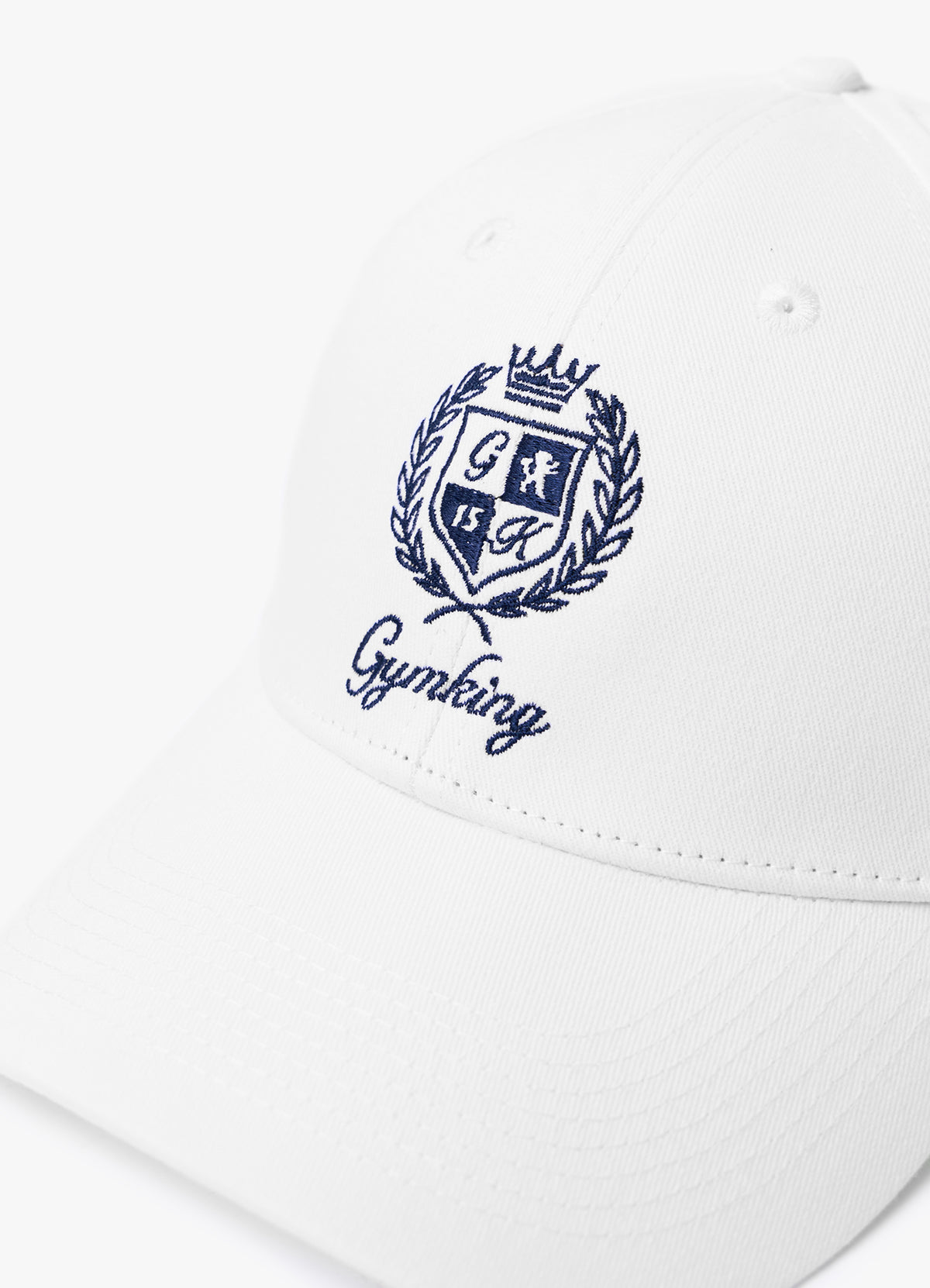 Gym King Heritage Pitcher Cap - Cream / Indigo Blue