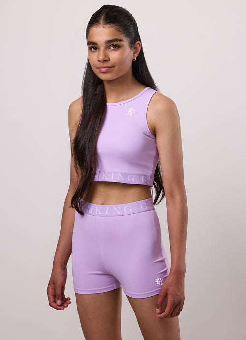 Gym King Older Kids Impact Tank - Lilac Haze