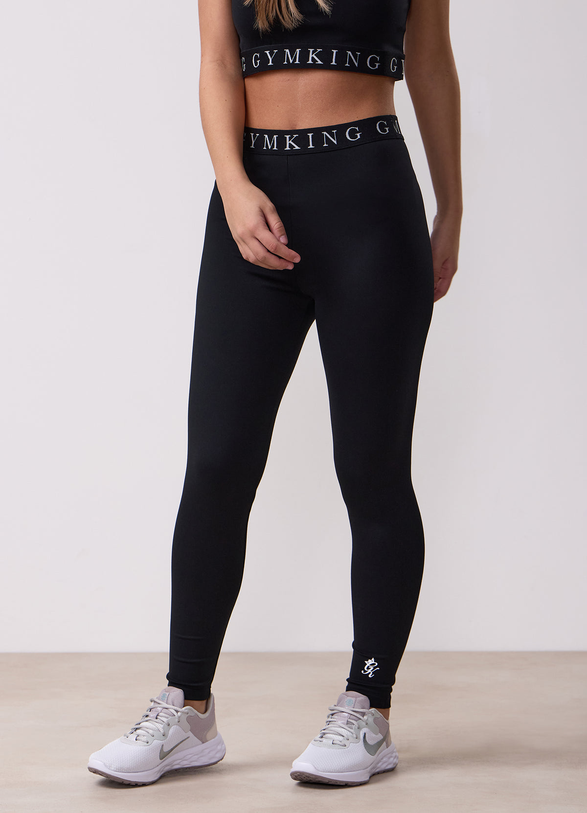 Gym King Older Kids Impact Legging - Black