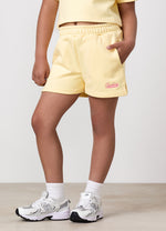 Gym King Older Kids Haze Loopback Short - Butter Yellow thumbnail