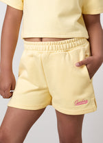 Gym King Younger Kids Haze Loopback Short - Butter Yellow thumbnail