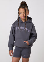 Gym King Older Kids Shadow Relaxed Fit Hoodie - Gunmetal Grey thumbnail