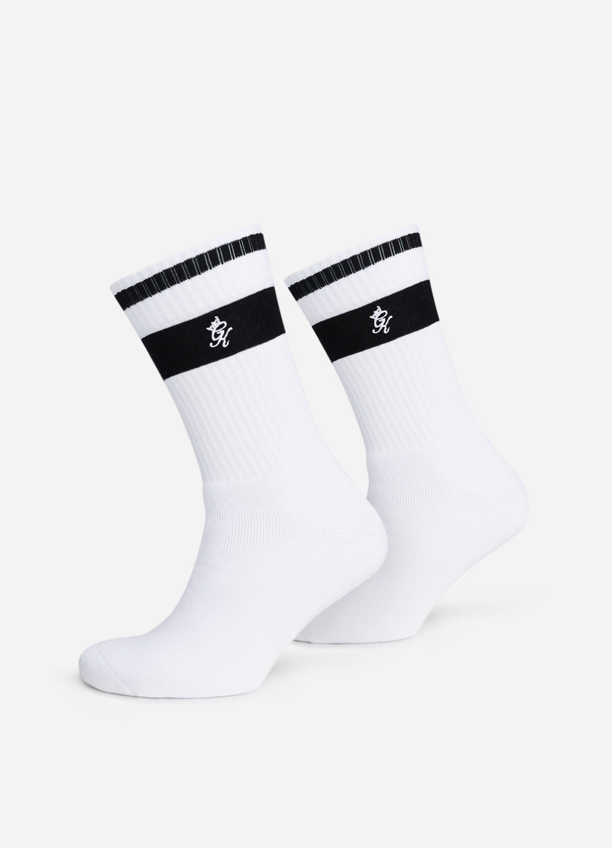 Gym King Kids Fundamental Sock (2pk) - White