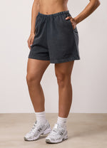 Gym King Limitless Relaxed Fit Short - Washed Black thumbnail