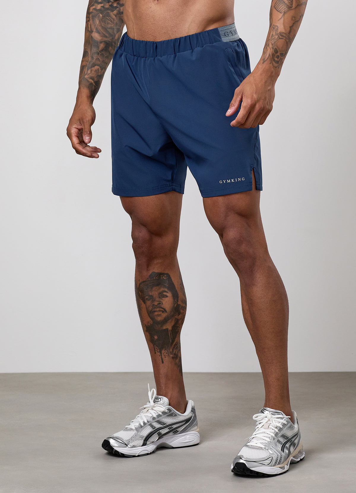 Gym King Limitless 6" Short - Diepblauw