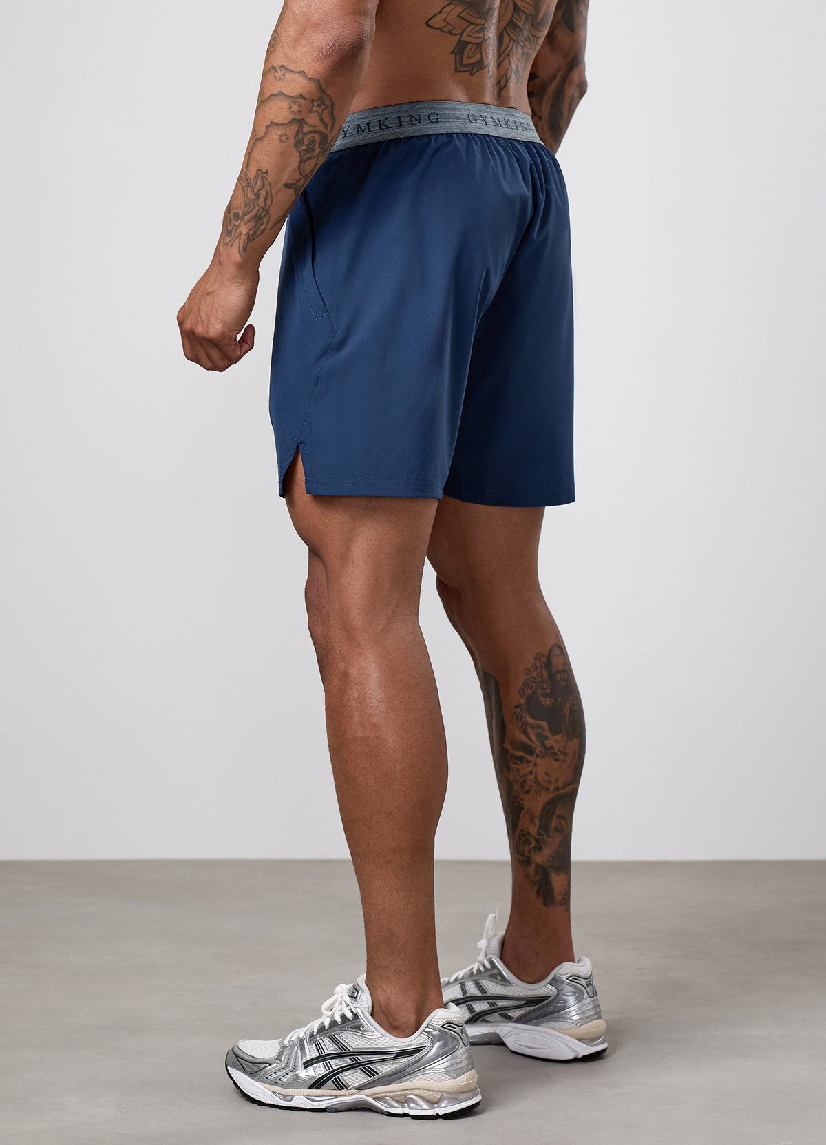Gym King Limitless 6" Short - Diepblauw