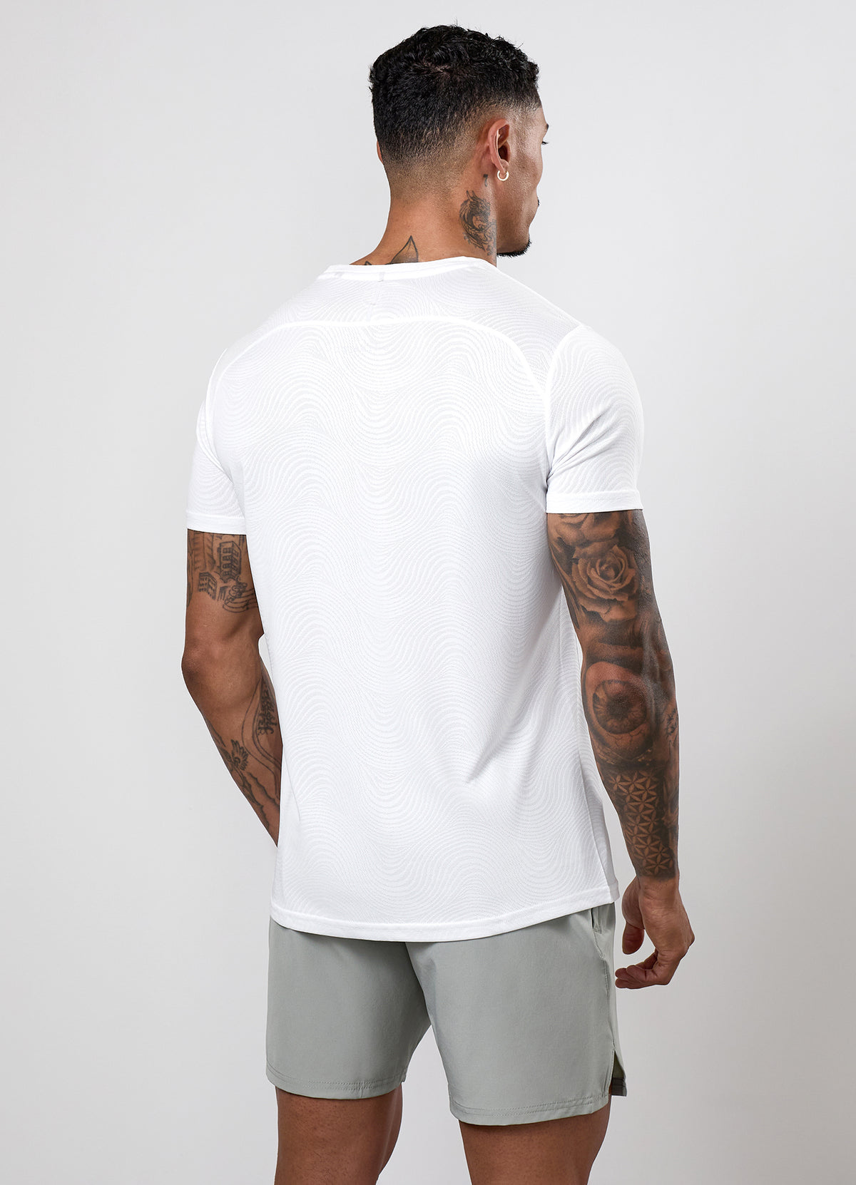 Gym King Limitless Swirl T-Shirt - White