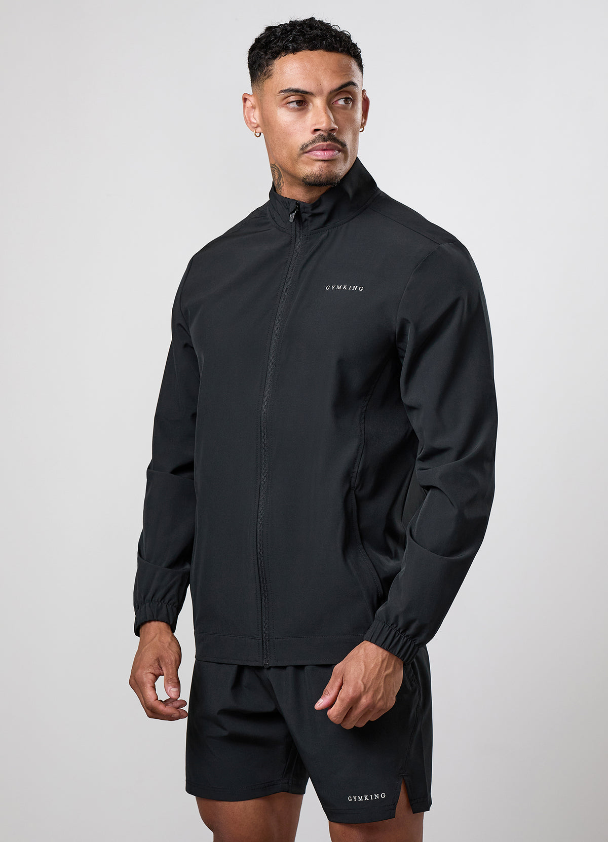 Gym King Limitless Woven Jacket - Black