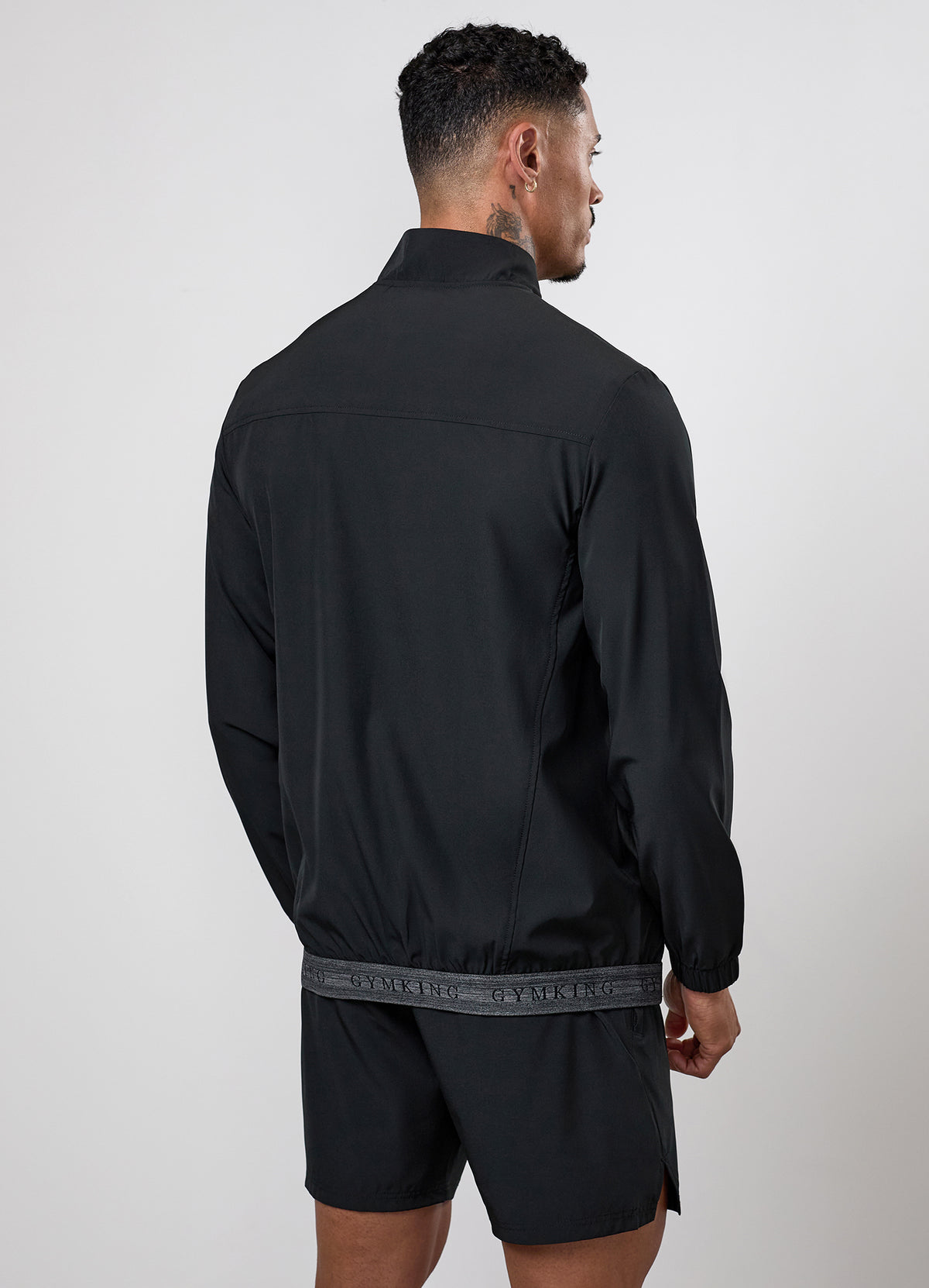 Gym King Limitless Woven Jacket - Black
